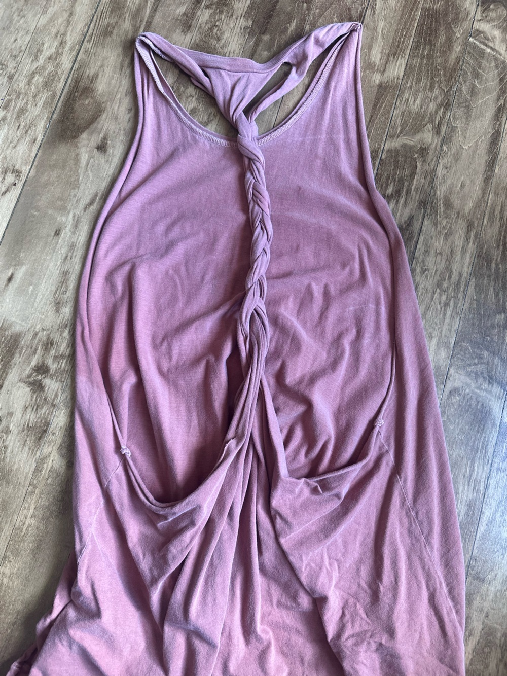 Obey Dusty Rose Ribbed Trim Tank
